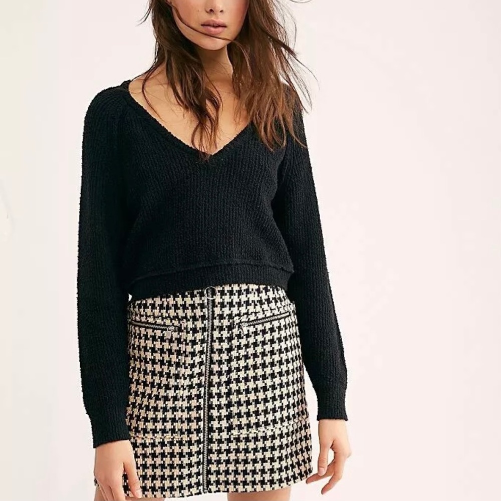 Free People Black Large Sweater NWT $98